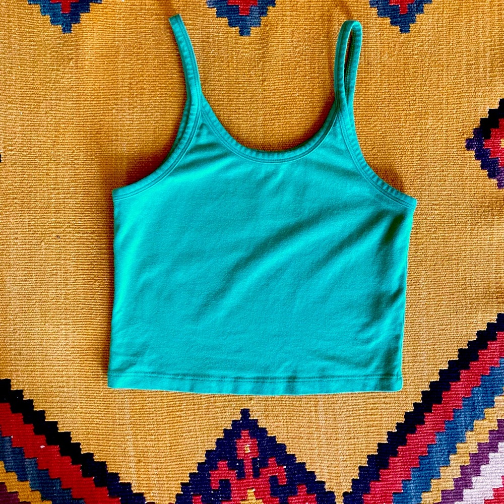 ARQ Kelly Green Crop Tank / Size S